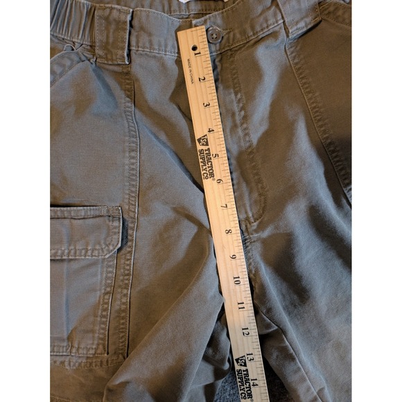 Savane Cargo Shorts Men's Sz 36-Khaki-Lot Of 2-Cotton/Polyester-7" inseam - Picture 4 of 14